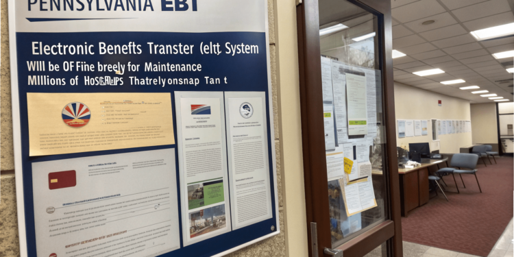 Pennsylvania EBT Cards to Be Offline Briefly for System Maintenance