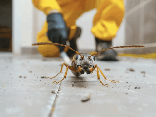Why are ants commonly found around window frames and door edges?